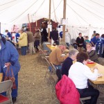 A pancake breakfast at a Northern NY sugarhouse – part of my tasty research for SUGAR AND ICE!