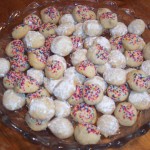 More mouth-watering research - Italian wedding cookies (also known as Nonna’s Funeral Cookies in THE BRILLIANT FALL OF GIANNA Z.)