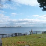 And finally…here’s a shot of Lake Champlain from my back yard.
